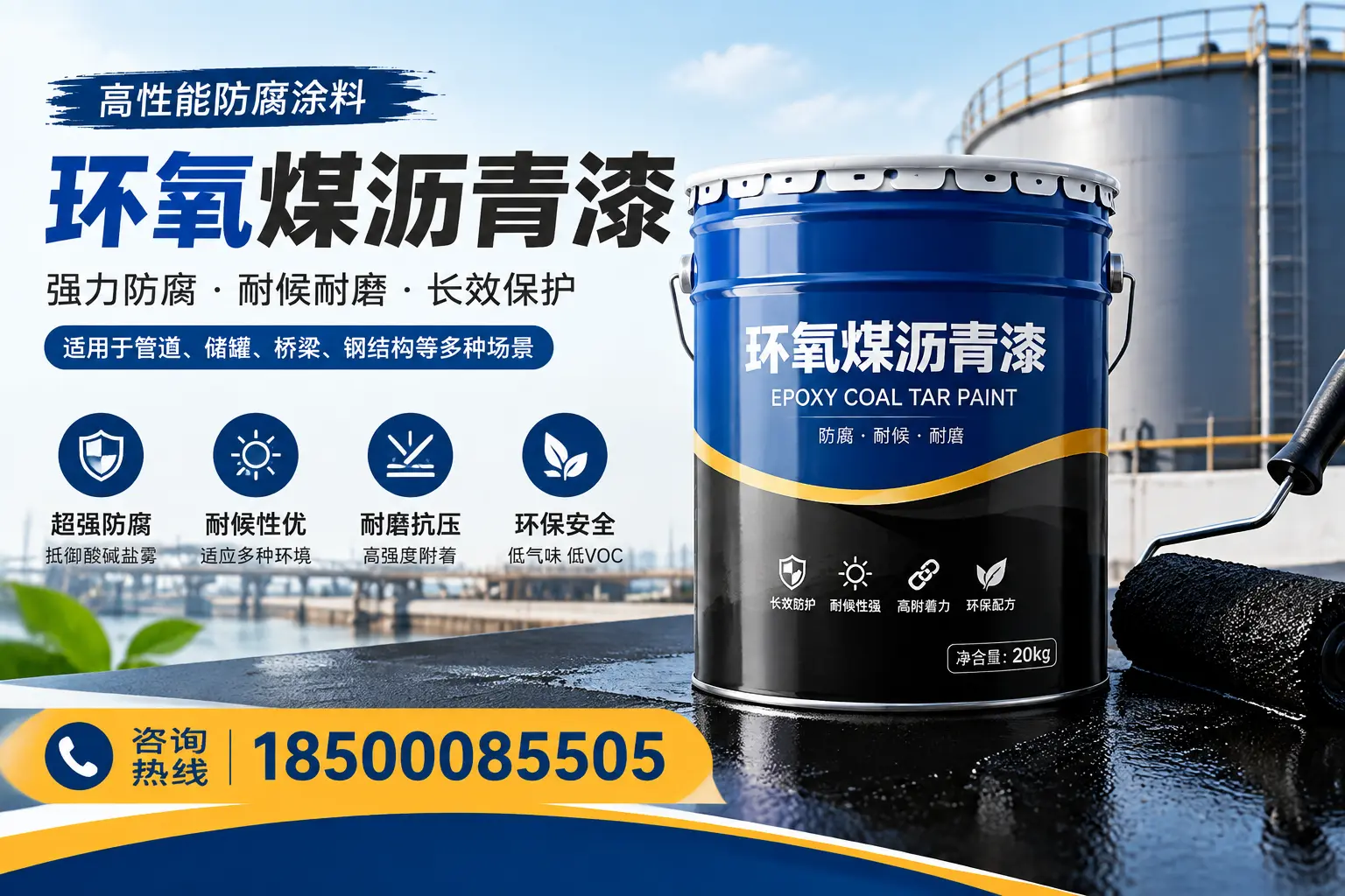 环氧煤沥青漆的施工步骤详解,海西装修必备知识
